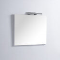 Bathroom cabinet 2 drawers 2 niches 80x46 cm - White and Oak Grey - Scandinavian