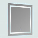 Bathroom Light Mirror Square - LED Backlight - 80x80 cm - Connect't 80