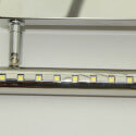 Armadio da bagno Legno 4 cassetti + bacino e specchio Led - 120x46 cm - Giada