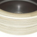 Vasque à Poser Ronde - Céramique rainurée Beige et Marron - 41 cm – Cappuccino | Rue du Bain