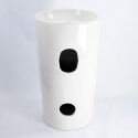 Lavabo Totem Cylinder Ceramic White - Sigma