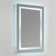 Pack Meuble de salle de bain Vasque Noir Mat Bali 60 cm + Miroir LED Connec't 60