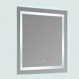 Bathroom cabinet 2 Drawers - Light oak - Ceramic vase Black Mat - 80x46 cm - Bali 2