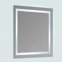 Cuarto de baño luz espejo cuadrado - LED retroiluminación - 80x80 cm - Conectar no 80