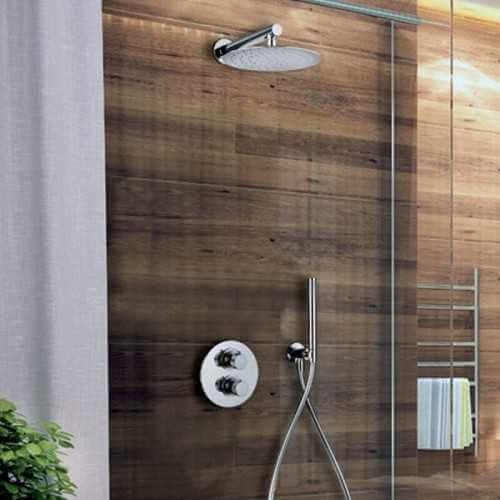 Shower Pack Thermostatic Round 2 Ways - Chromé - Essential