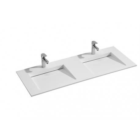 Lavabo doble Cuenca de aterrizaje compuesta Duo