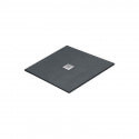 Extra Flat Shower Receiver Square - Solid Surface Grey Anthracite - 80x80cm - Quadra Plus