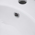 Coperchio di troppo pieno cromato