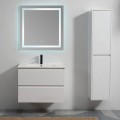 Armadio da bagno 2 cassetti - Bianco - Vasque - 90x46 cm - Città