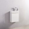 Hand wash cabinet - White - City - 38x14 cm - Minimalist