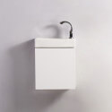 Armadio bianco appeso per Minimalist 38 x13,5 cm lavaggio a mano