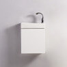 Hand wash cabinet - White - City - 38x14 cm - Minimalist