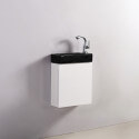 Armadio bianco appeso per Minimalist 38 x13,5 cm lavaggio a mano