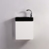 Hand wash cabinet - White - City - 38x14 cm - Minimalist