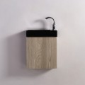 Armario de lavado de mano - Roble gris - Escandinavo - 38x14 cm - Minimalista