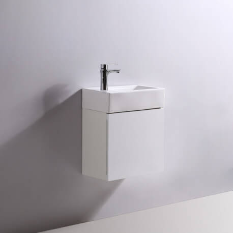 Armadio lavamani - Bianco - Città - 45x24 cm - Studio