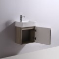Armadio lavamani - Bianco e Rovere Grigio - Scandinavo - 45x24 cm - Studio