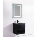 Meuble de salle de bain 2 Tiroirs - Noir - Vasque - 60x46 cm - Dark | Rue du Bain