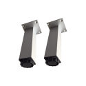 Set de 2 pies de aluminio ajustables para muebles de baño 25 cm