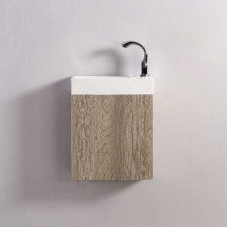 Hand wash cabinet - Oak Grey - Scandinavian - 38x14 cm - Minimalist