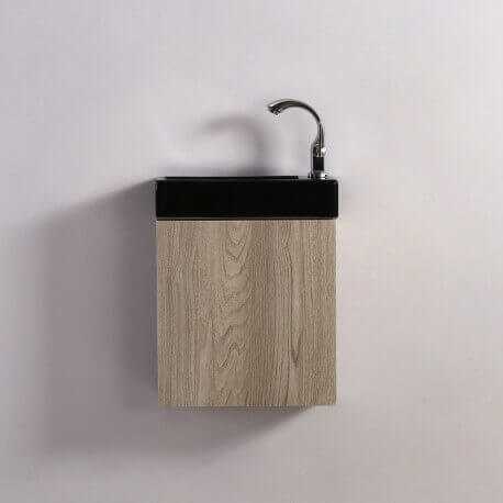 Hand wash cabinet - Oak Grey - Scandinavian - 38x14 cm - Minimalist