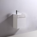 Meuble Lave main - Blanc - City - 45x24 cm - Studio