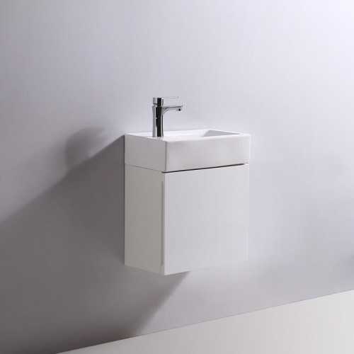 Meuble Lave main - Blanc - City - 45x24 cm - Studio