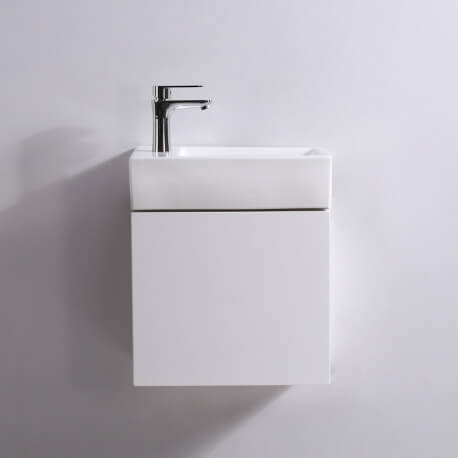Meuble Lave main - Blanc - City - 45x24 cm - Studio