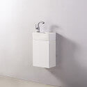 Meuble Lave main - Blanc - City - 30x18 cm - Essento