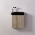 Hand wash cabinet - Oak Grey - Scandinavian - 38x14 cm - Minimalist