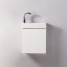 Hand wash cabinet - White - City - 38x14 cm - Minimalist
