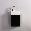 Hand wash cabinet - Black - Dark - 30x18 cm - Essento