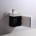 Meuble Lave main - Noir - Dark - 45x24 cm - Studio