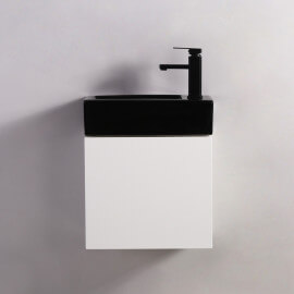 Meuble Lave main - Blanc - City - 45x24 cm - Studio