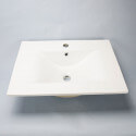 White ceramic built-in vase - 81x47 cm - City