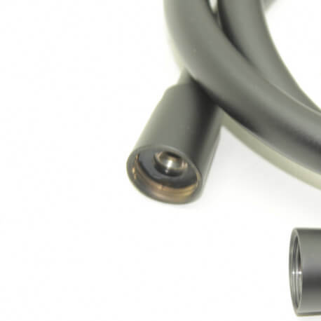 Flexible de bain/douche noir 1.5 m