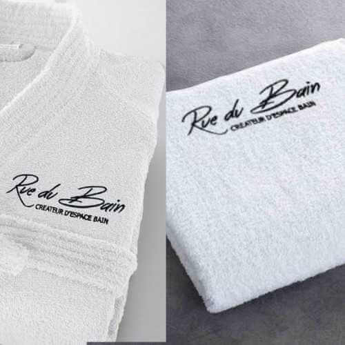 Ensemble Cocoon Rue du Bain - Peignoir - Serviette -