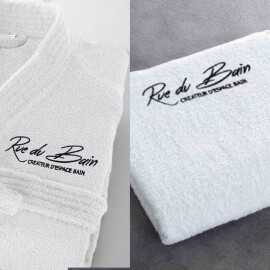 Cocoon Ensemble Rue du Bain - Bademantel - Handtuch -