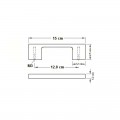 Maniglia per cassetto in acciaio inox - Set da 2