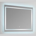Miroir Rectangle lumineux salle de bain - Rétro-éclairage LED - 120x80 cm - Connec't 120 | Rue du Bain