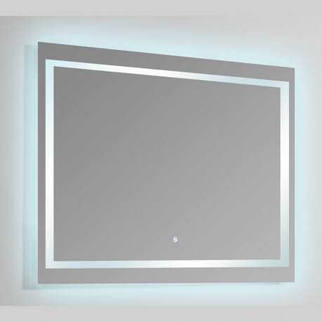 Mirror Rectangle bright bathroom - LED backlight - 120x80 cm - Connect't 120