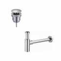 conjunto siphon lavabo totem largo + clic rápido clac