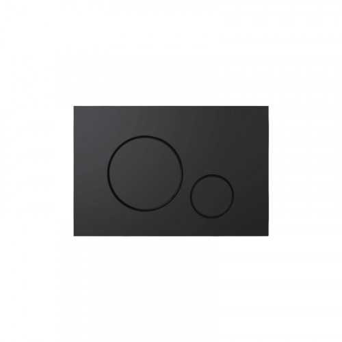 Plaque de déclenchement Circle noire pour bâti-support BF 101
