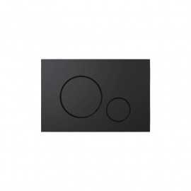 Plaque de déclenchement Circle noire pour bâti-support BF 101