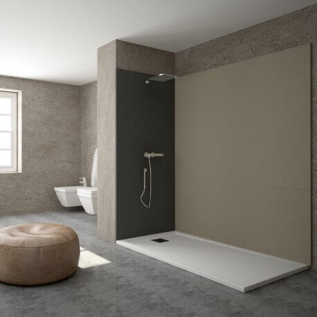 Ricevitore doccia extra piatto - Solid White Surface - Extraligt