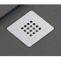 Ricevitore doccia extra piatto - Solid Surface Anthracite - Extraligt