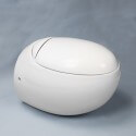 Doppio WC sospeso - Con Slasher - Ceramica bianca - 59x41 cm - Ove