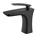 Robinet mitigeur lavabo design noir Concep't| Rue du Bain
