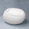 WC Suspendu Oeuf - Avec Abattant - Céramique Blanc - 59x41 cm - Ove | Rue du Bain