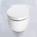 WC Suspendu Compact Blanc avec Abattant Charm | Rue du Bain